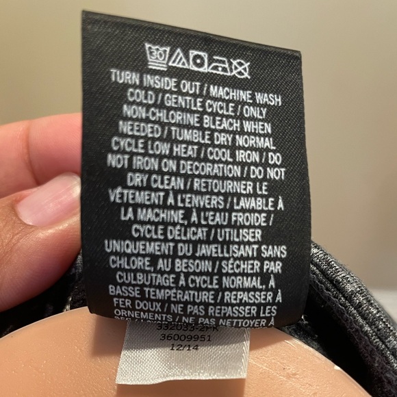 Victoria's Secret Pink 1/4 Zip Pullover Gray w/neon green trim Size Medium - Picture 6 of 6